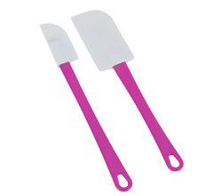 METALTEX CHROMOTHERAPY Whippy Teigschaber 24 cm - RHODAMINE (Pink-Rot)