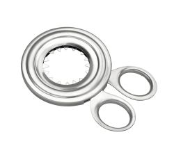METALTEX Eierköpfer aus INOX mit praktischen Sicherheits-Scherengriffen / Eieröffner / Frühstückszubehör / Köpfer