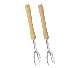 METALTEX Pellkartoffel-Gabeln 2er Set / Pellkartoffel - Gabel / Spezialbesteck / Pellkartoffelbesteck