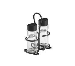 Metaltex 252871000 Salz- und Pfeffer Menage 3tlg. / spice line