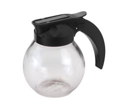 METALTEX 252917080 Milk Allzweckgiesser / Milchkännchen rund, 160 ml, mit schwarzem Deckel