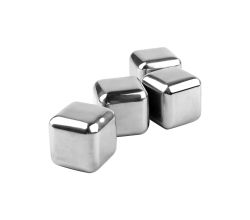 METALTEX 253504000 4er-Set Eiswürfel Inox
