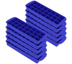 10er SET METALTEX 253526 Eiswürfelformer Thermo-Gummi, flexibel, für 24 Eiswürfel