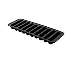 METALTEX 253538001 Flexible Eiswürfelform aus Silikon für 10 Eis-Sticks mit den Maßen 7 cm x Ø 1,5 cm