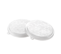 METALTEX 257281000 Yogurt Mehrwegdeckel 2er Set Ø 10 cm für 500 g Joghurtbecher