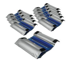 10er SET METALTEX 257288 Cool Flaschenkühlermanschette für Flaschen von 0,75 bis 2,0 Liter / Flaschenkühler / Kühlmanschette