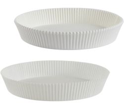 METALTEX 257726000 Airfryer Backpapier/Papiereinsatz Ø 21 cm, rund, 54 Stück, für Heißluftfritteuse, Ofen und Mikrowelle geeignet