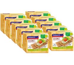 10er SET Roland Gourmet Knäckebrot Hafer 230 g, glutenfrei