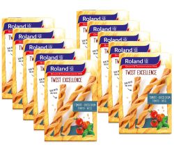 10er SET Roland Twist Excellence Tomate-Basilikum 100 g / Gebäckstangen