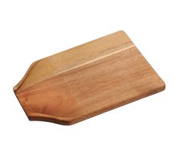 KESPER 28126 Schneidebrett mit Ablauf, Akazienholz, 36 x 25 x 2 cm / Schneidbrett