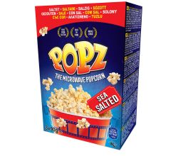 POPZ Mikrowellen Popcorn Salted 270 g
