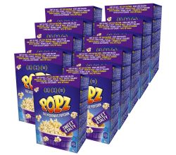 10er SET POPZ Mikrowellen Popcorn Sweet & Salt 255 g