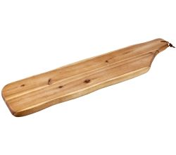 KESPER 2819513 Servierbrett 71 x 17 cm, Akazienholz, jedes Brett ein Unikat