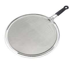 GSD 28206 Spritzschutz mit einklappbarem Griff 33 cm, Edelstahl