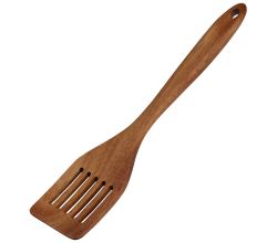 KESPER 28943 Pfannenwender 33 cm aus Akazienholz mit Schlitzen, FSC