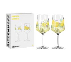 Ritzenhoff 2931020 Aperitifglas 2er Set #19, #20 SOMMERTAU Limoncello von A. Vasconcelos und C. Kordes 2024 in Geschenkbox