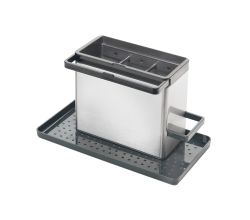 METALTEX 297430000 TidyTex Spülbecken-Organizer Inox 24 x 13 x 14 cm
