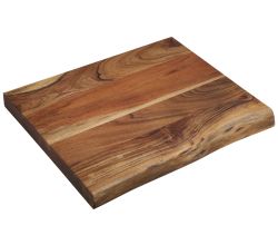 KESPER 2975113 Tranchierbrett 48 x 40 x 4 cm aus Akazienholz / Schneidebrett