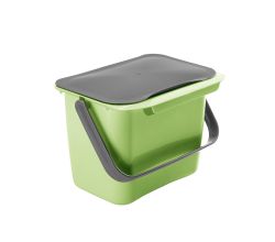 METALTEX 297528002 Bin-Tex Abfallsammler grün mit Deckel / Bio-Box