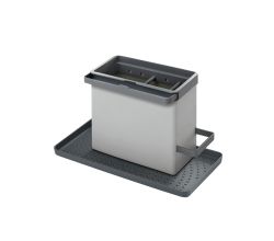METALTEX TidyTex Spülbecken-Organizer grau 24 x 13 x 14 cm aus Kunststoff