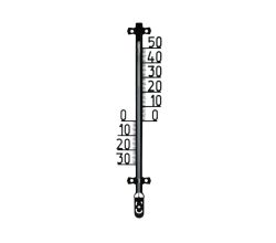 METALTEX 298020080 Innen- und Aussenthermometer 27 cm FILIGRAN Kunststoff