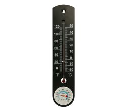 Metaltex 298032000 Thermometer mit Hygrometer für den Innen- und Außenbereich
