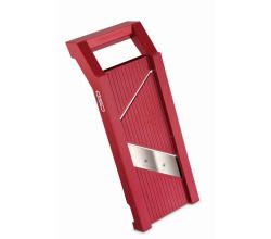 GSD 30010 Universal-Gemüsehobel mit 2 Einsätzen, Farbe Rot / Gemüseschneider / Gemüsehobel / Hobel
