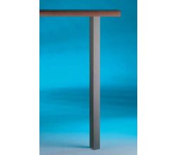 Vierkantfuß KRETA  Aluminum / Tradur / Stützfuß / Möbelfüße / Tischbeine
