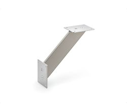 Konsole KORFU 3 edelstahlfarbig Höhe 220 mm / Barkonsole