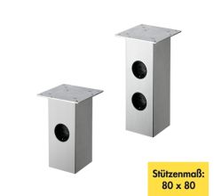 Barkonsole Rhodos 2 / Tradur / Küchenkonsole / Thekenkonsole / Konsole / Vierkantkonsole