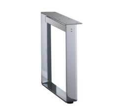 TABLON KUFE für freistehenden Tisch aus stabilem Edelstahl mit großer Anschraubplatte / Tischuntergestell / Tischunterbau / Tischfuß