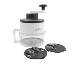 Gemüseschneider CHEF CUTTER mit 3 Einsätzen / Gemüse-Spaghettischneider / Spiralschneider / Dekoschneider / GSD