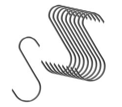 10er SET Browin 311315 Räucherhaken, 150 mm,  Ø 4 mm, 45°