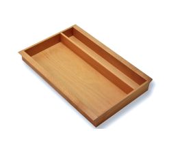Mehrzweckeinsatz BUCHE 40er Schubl. B 298 x T 472 mm passend für Hettich ComfortLine 19 mm Schubladen