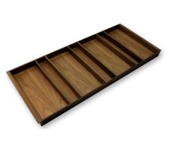 Mehrzweckeinsatz NUSSBAUM 120er Schubl. B 1098 x T 472 mm passend für Hettich ComfortLine 19 mm Schubladen