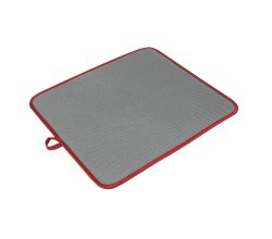 METALTEX SofTex 45 x 40 cm - Microfaser Abtropfmatte grau/rot