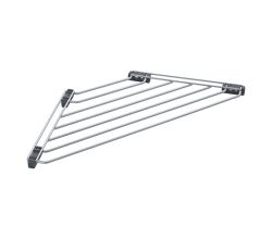 METALTEX 322055000 Corner-Tex Eck-Abtropfgitter für Spülen, PolyTherm