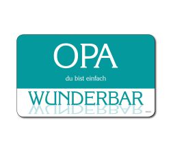 Frühstücksbrettchen OPA Kesper Melamin / Stullenbrett / Brotbrett