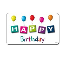 Frühstücksbrettchen HAPPY BIRTHDAY uni Kesper Melamin / Stullenbrett / Brotbrett
