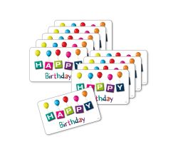 10er SET KESPER 32357 Dekor-Frühstücksbrettchen HAPPY BIRTHDAY Melamin