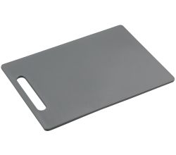 KESPER 32564 Schneidebrett aus PP-Kunststoff, grau, 37 x 25 x 0,8 cm