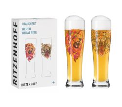 Ritzenhoff 3481011 BRAUCHZEIT Weizenbierglas 2er Set #21, #22 Justin Maller 2024