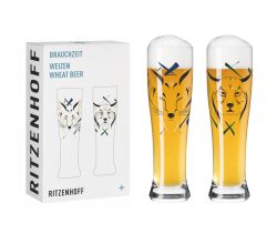 Ritzenhoff 3481012 BRAUCHZEIT Weizenbierglas 2er Set #23, #24 Ana Vasconcelos 2024
