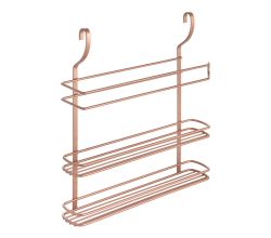 METALTEX 351718000 City Rollenhalter 3-Etg. 35 x 8 x 38 cm Polytherm Copper / Relingsystem kupferfarbig