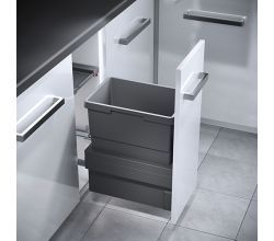 HAILO 3608311 Abfallsorter 30 Liter CARGO SYNCHRO ab 30 cm Schrankbreite