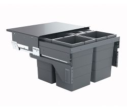 Hailo Abfallsorter Hailo 3610861 AS Cargo 600 13/13/13/13/D / 60 cm Schrankbreite / Abfalltrennsystem