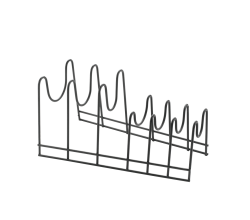 METALTEX 361108000 Lido Topfdeckelhalter 28 x 16 x 14 cm TouchTherm