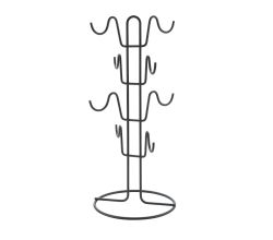 METALTEX 361129000 Mug-Tree Lava Tassenständer TouchTherm, matt schwarz / Tassenhalter / Becherhalter