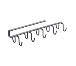 METALTEX 361130000 My-Hooks Multihalterung Lava 6 x 25 x 6 cm TouchTherm / Raumsparer