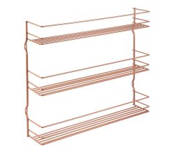 METALTEX 362533000 Gewürzregal PEPITO mit 3 Etagen Polytherm Copper